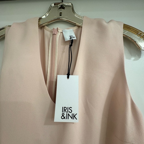 IRIS & INK Sleeveless Mid-Length Dress in Blush. NWT. US size 6. - Picture 3 of 10